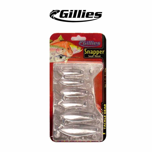 Gillies Sinker mould - Snapper 1 oz-5oz