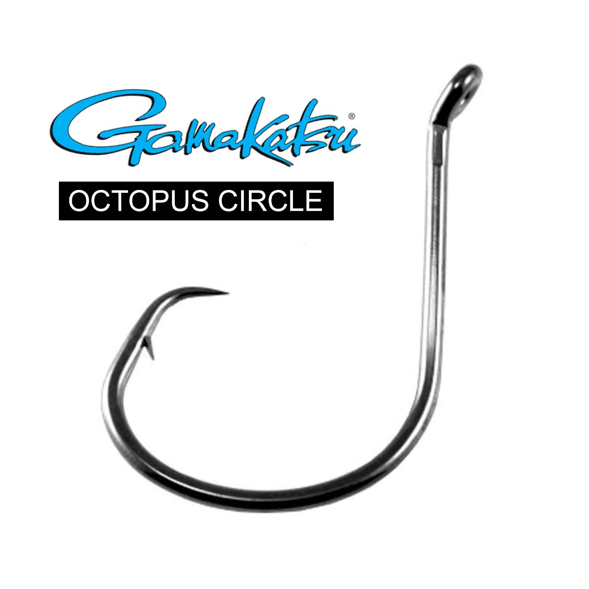 Gamakatsu 2 Size Octopus/Circle Hook Fishing Hooks