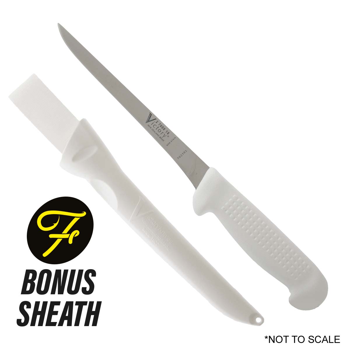 Victory Knives Straight filleting knife – 18cm – Fishing Online Australia