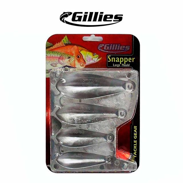 Gillies Large Snapper Sinker Mould Combo