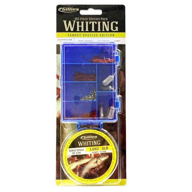 Gillies 103 PIECE SPECIES PACK WHITING