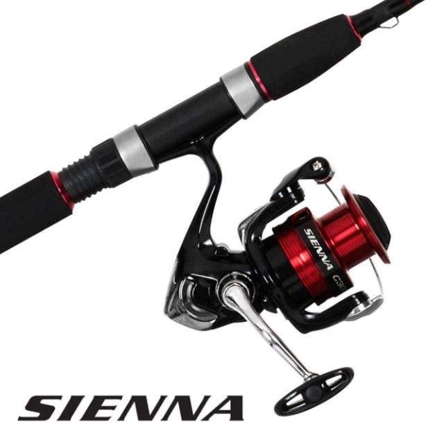 Shimano SIENNA Medium Spin combo 3000 reel-6'6" 2 piece 3-5 kg rod