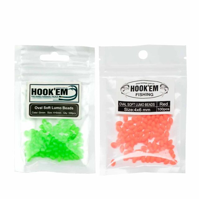 Hook'em Lumo Soft Oval beads